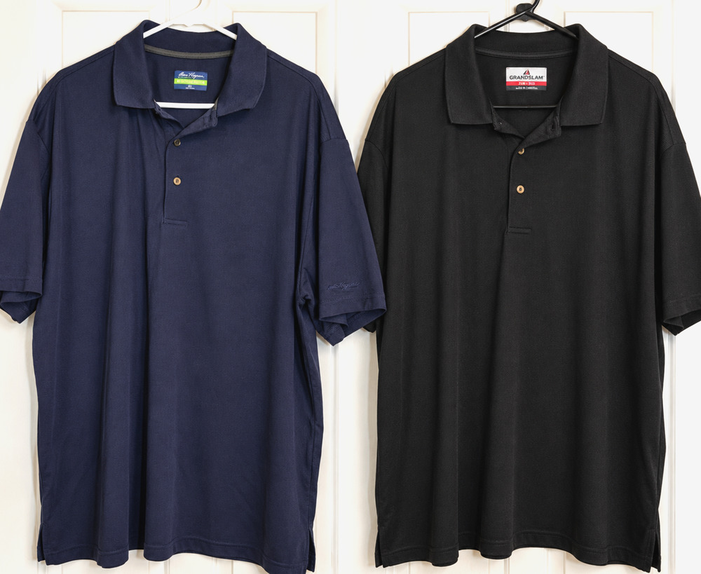 ~ Lot of 2 Polo Men’s Short Sleeve Shirts GrandSlam 3XB / Ben Hogan 3XL - Golf ~